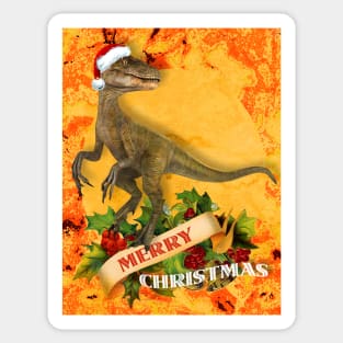 Merry Jurassic Christmas 5 Sticker